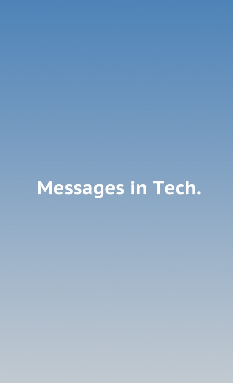 Messages in Tech. 01 : Web3.0時代に世の中はどう変わる？